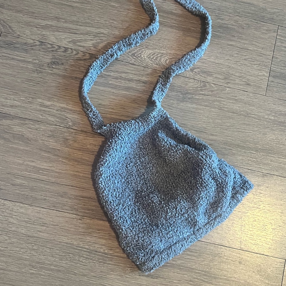 SKIMS Textured Gray Knitwear